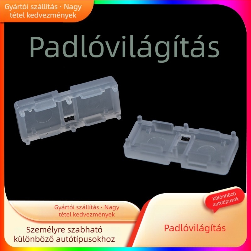 Autó belső lábtér lámpa B RGB környezeti világítással és hangvezérléssel; Márka Ruihao; Anyag: Műanyag; Modell: Car footrest lamp B; Alkalmazható modell: Általános.