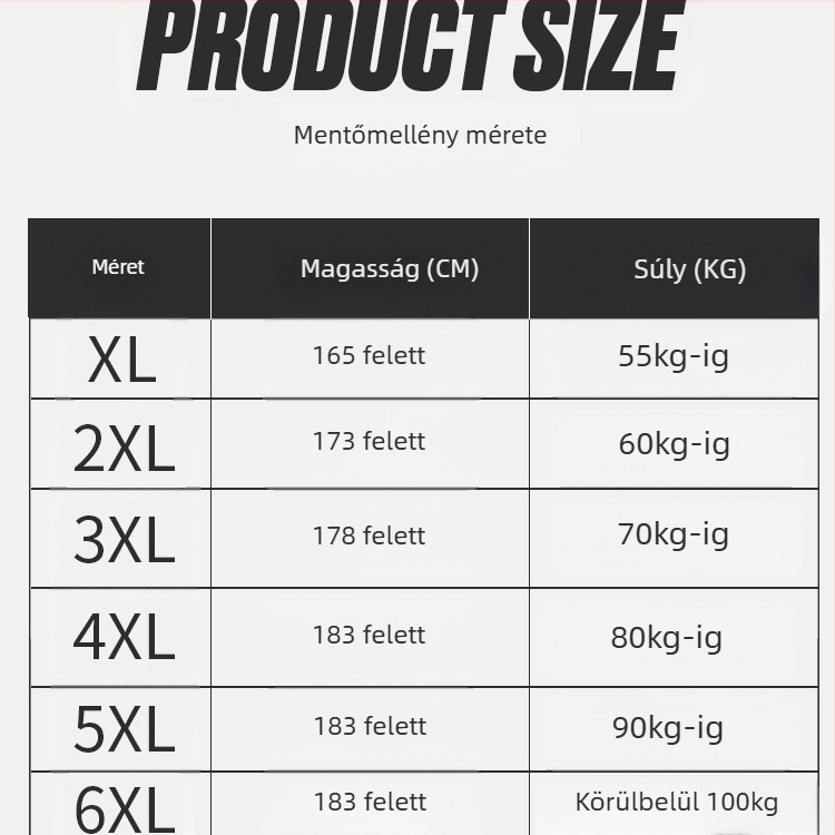 Felnőtt mentőmellény, márka Shabbat, EPE anyag, licencelt magáncímke
