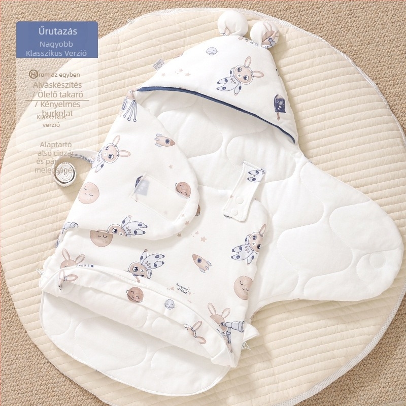 Butterfly Swaddle takaró újszülötteknek – 100% pamut, 500–800 g, őszi-téli szezon, könnyű luxus stílus, testreszabás elérhető