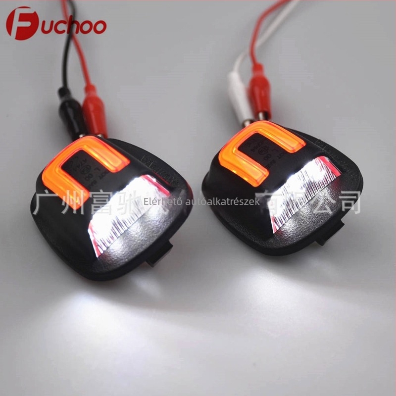 Nissan Navara NP300 D22 1998-2004 LED rendszámtábla világítás — 12V, 5W, ABS ház, kompatibil NP300/D22