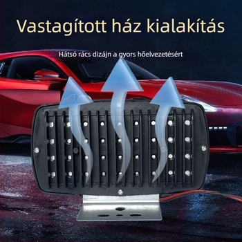 LED autó lámpa – magas és alacsony fényvonal, 12V-80V, retrofit spot elektromos járművekhez, traktorokhoz és négykerékűekhez
