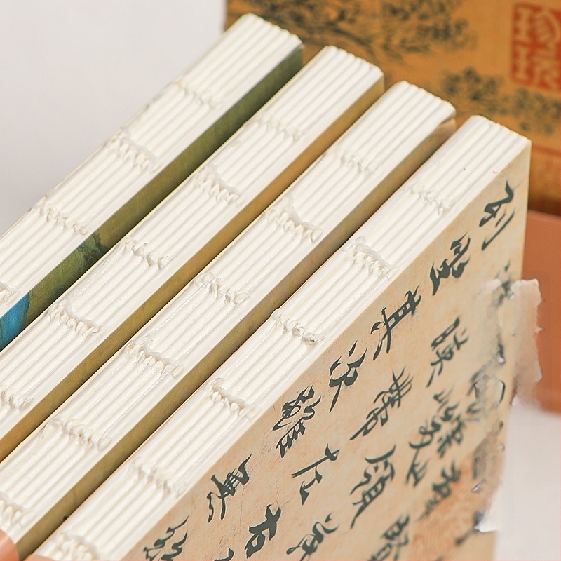 Kínai stílusú notesz vonalas kötésű, papírborító, Dowling papír, 80 g/m², 100–200 oldal
