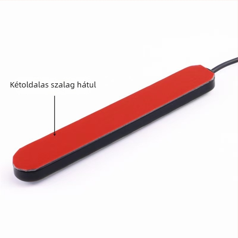 Motorkerékpár LED dekoratív fénycsík, öntapadós, több módú világítással, menet- és féklámpa, 12V, ABS ház, SX-155