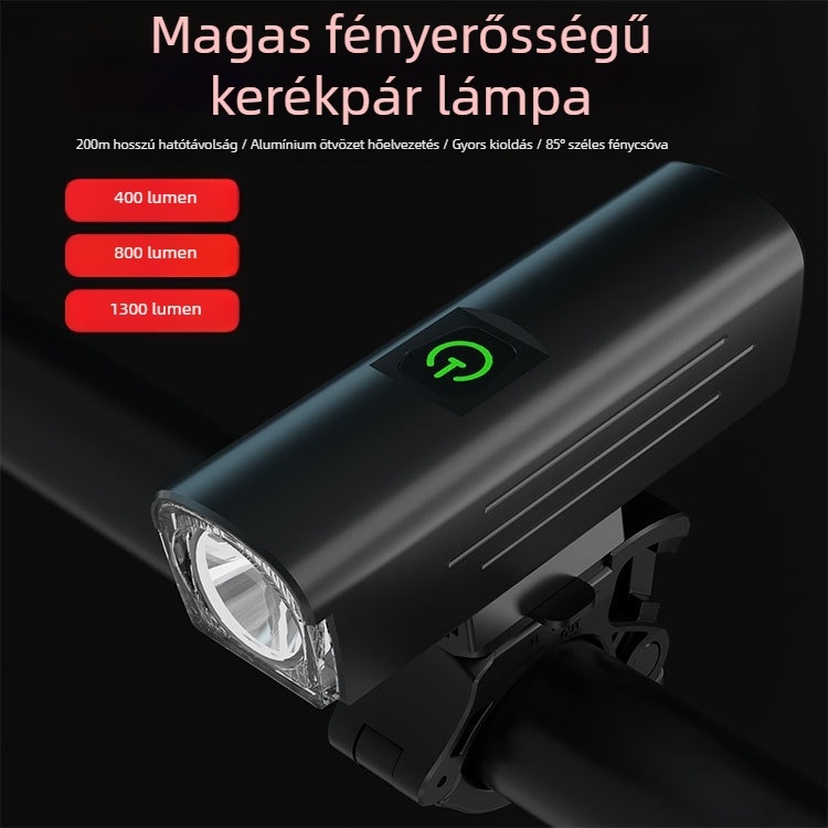 Kerékpár első- és hátsó LED világítás, USB töltésre, terepkerékpárokhoz – Fujizhe; Testreszabás: Igen; Licencelt magáncímke: Igen; Import: Nem