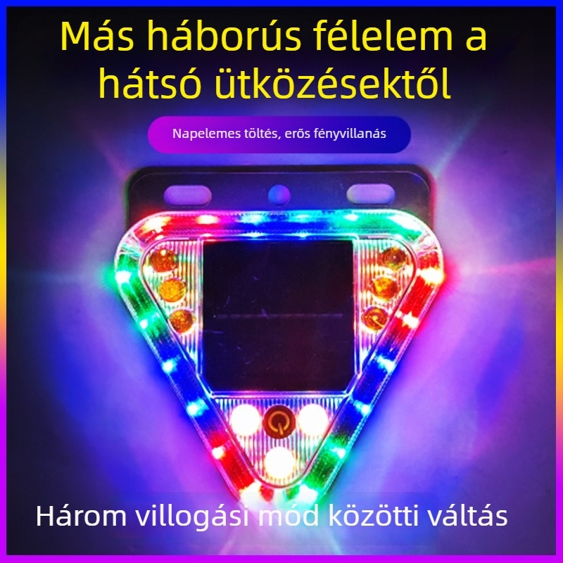 Napelemes strobó fény teherautókhoz – mágneses rögzítés, szerelés nélkül