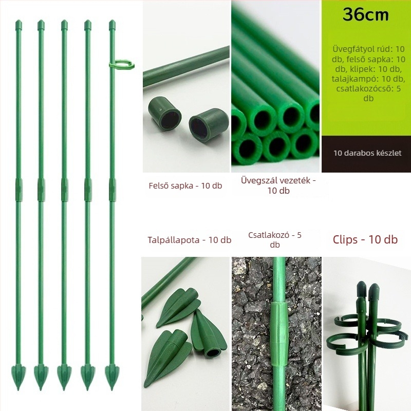 Mászó pergola rózsák és Monstera számára, beltéri növényállvány műanyag üvegszálas rúddal