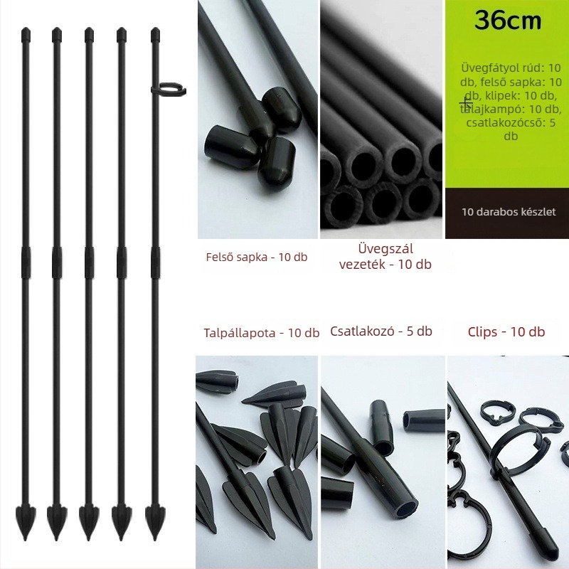 Mászó pergola rózsák és Monstera számára, beltéri növényállvány műanyag üvegszálas rúddal