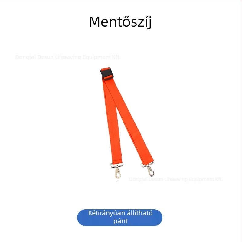 Vízi mentési hordágy készlet gerinclemezzel, összecsukható műanyag hordágy, PE fej- és nyakmerevítővel — Márka Three Tails, Modell SWY-SYJYDJ-01