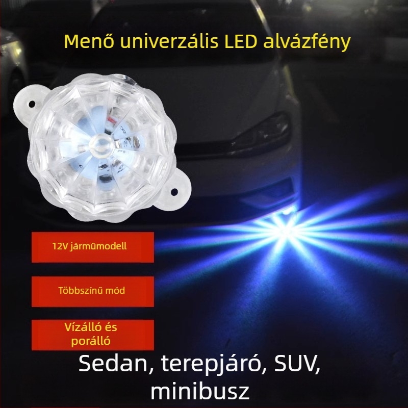 Autóváz LED dekoratív fény - 8W, 12V, ABS, vízálló, modell R02
