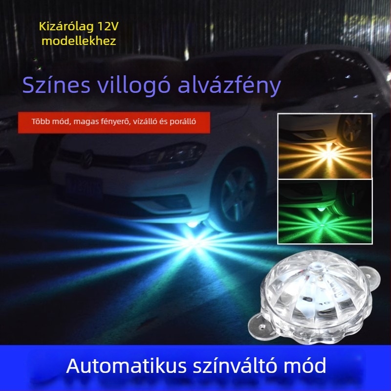 Autóváz LED dekoratív fény - 8W, 12V, ABS, vízálló, modell R02