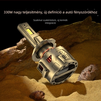 330W LED autófényszóró H7/H4/H11-hez – 33 000 lm, 12–24 V, IP68, alumínium ház