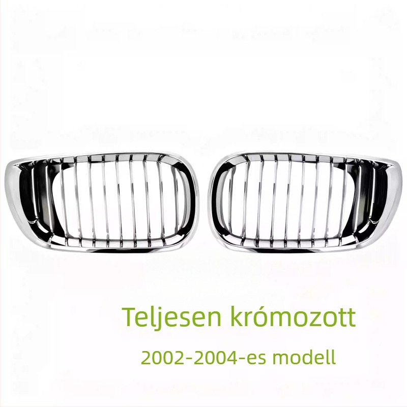 BMW 3-as sorozat E46 első hűtőmaszk — Pig Nose kettős vese stílus