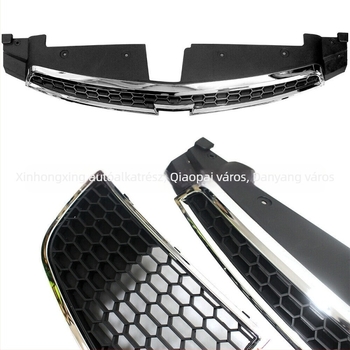 Felső grille Chevrolet Cruze 2009-2014, ABS műanyag, lökhárítóra szerelhető
