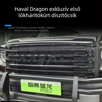 Haval Raptors első grille dekorációs szalagok készlet, ABS műanyag, 2023-as modellhez, automata váltóhoz