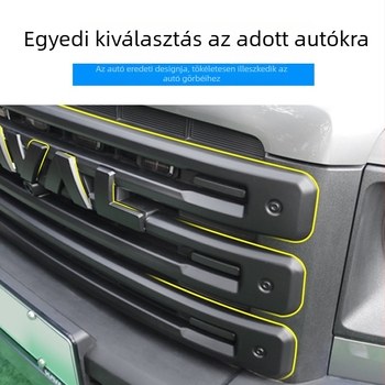 Haval Raptors első grille dekorációs szalagok készlet, ABS műanyag, 2023-as modellhez, automata váltóhoz