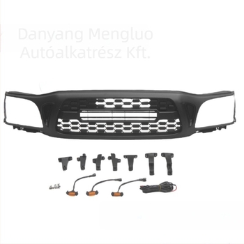 Toyota Tacoma 2001-2004 TRD módosított középső grille az első lökhárítóhoz világítással — ABS műanyag; szerelés az első lökhárítóra; tömeg 2,2 kg