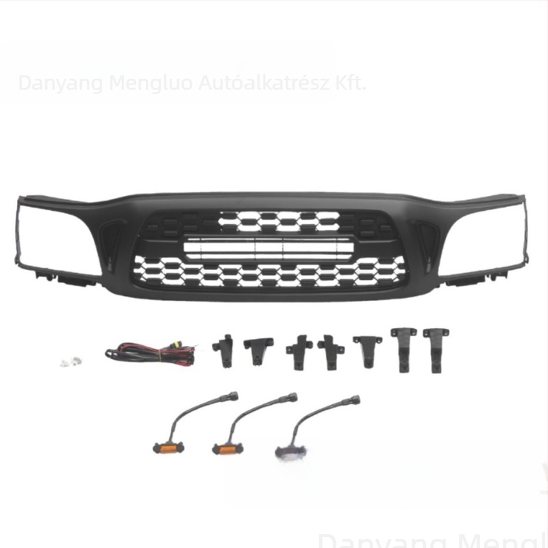 Toyota Tacoma 2001-2004 TRD módosított középső grille az első lökhárítóhoz világítással — ABS műanyag; szerelés az első lökhárítóra; tömeg 2,2 kg