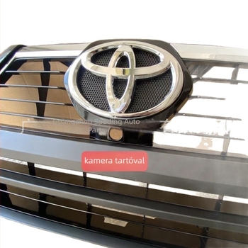 Toyota Hilux 2021 Rocco elülső grille hálóval és kamerával, szénszálas