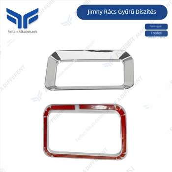 Suzuki Jimny JB64W/JB74 első grille dekoratív fedél, ABS műanyag, középső rácsra illeszkedik, 2019-2024, Feifan