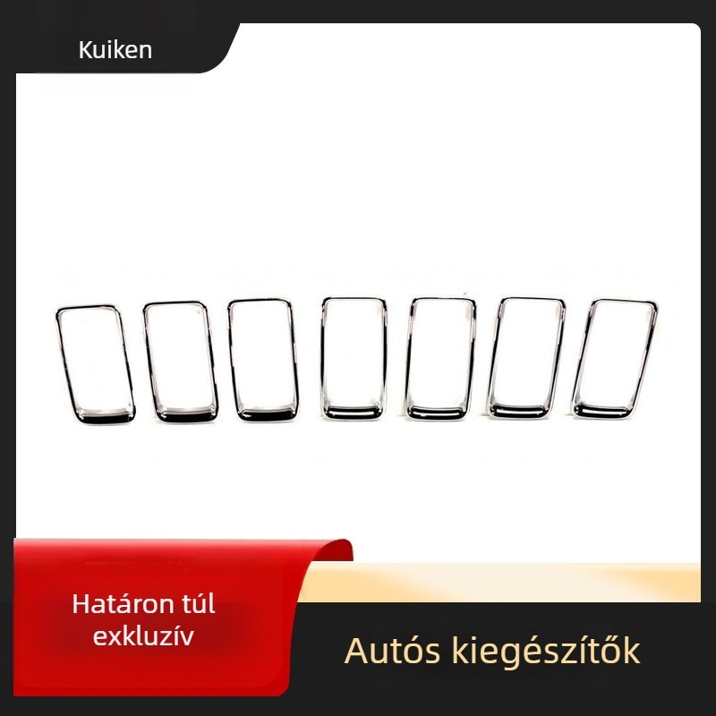 Fém grille keret Jeep Grand Cherokee (2014–2016), alkatrészszám 68227779AA, első lökhárítóba szerelés