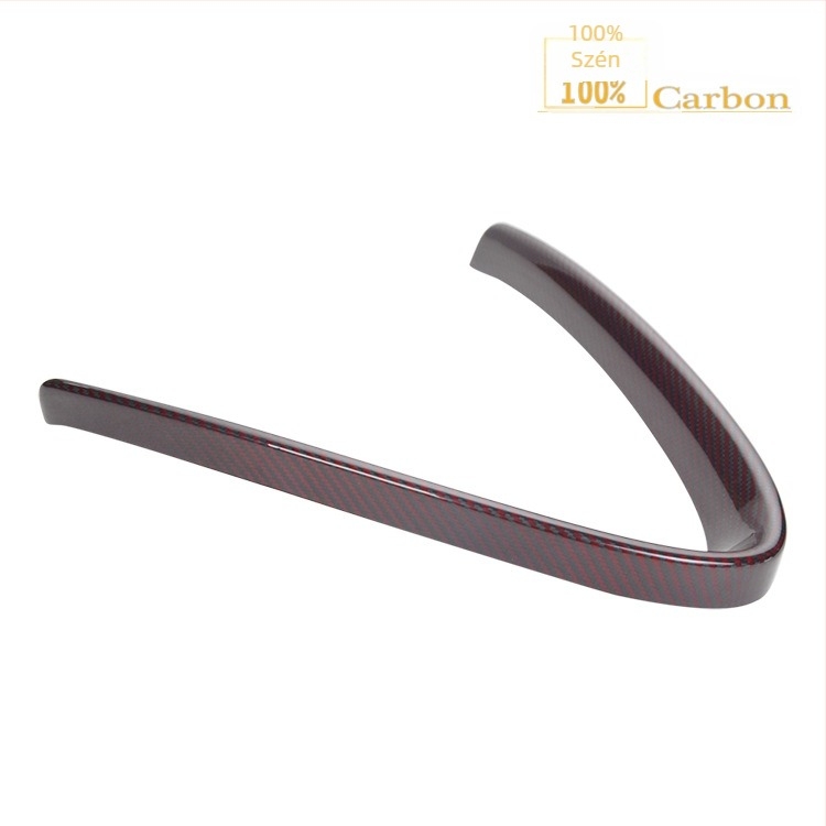 Szénszálas lökhárító középső hálózati dísz, V-alakú keret, Alfa Romeo Giulia (2016–2020)