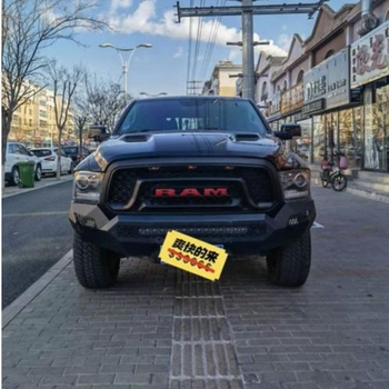 Dodge Ram 1500 elülső rács LED világítással - ABS műanyag, szerelés a lökhárítóba, 2009-2012 Ram 1500 modellhez, Triumph Westyi