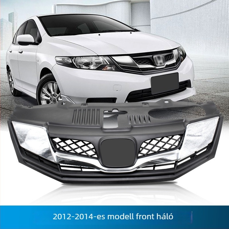 Honda Fengfan 2012–2014 első rács, ABS műanyag, elektroplattált felület, lökhárítóra szerelhető, tömeg 4,5 kg