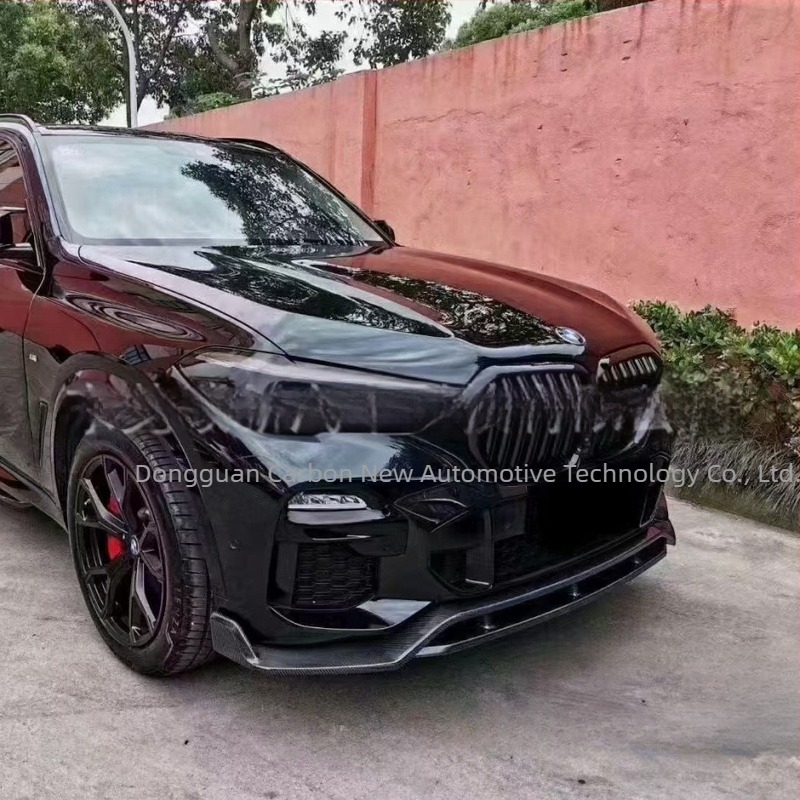 Karbonszálas első lökhárító rács BMW X5 G05-hoz – Két soros dizájn, testreszabható, Kingshi