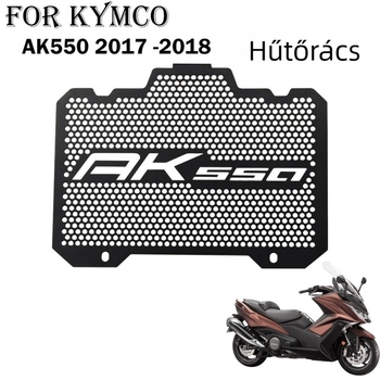 Fémből készült radiátorvédő háló Kymco Guangyang AK550-hoz (2017-2018)