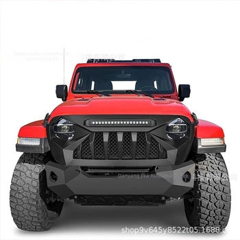 ABS műanyag elülső rács Wrangler JL/JT világítással (Kompatibilis: JL/JT; Anyag: ABS műanyag; Telepítés: elülső rács; Modellév: 2018–napjainkig)