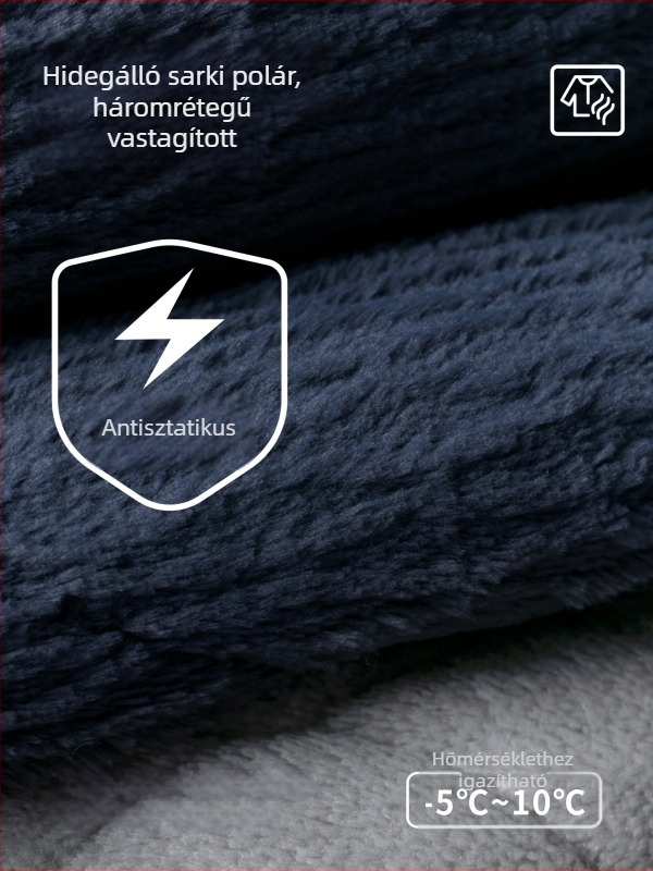 Luluniu Gyerekeknek Pizsama – Fiúk, téli flanel, bélelt, vastag