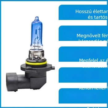 9006 autó lámpa – halogén/xenon szálas izzó, első fényszóró, rendkívül fényes