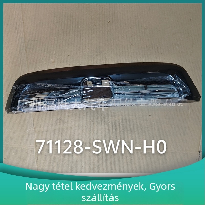 Honda CR-V 2007-2008 első elülső grille a légáramláshoz - felső 71128-SWN-H0, ABS műanyag, rögzítés a lökhárítóra, márka FSD