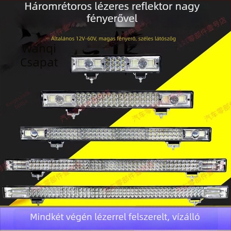 LED spotlámpa autókhoz és teherautókhoz, 12V, 30W, alumínium ház, rendkívül fényes