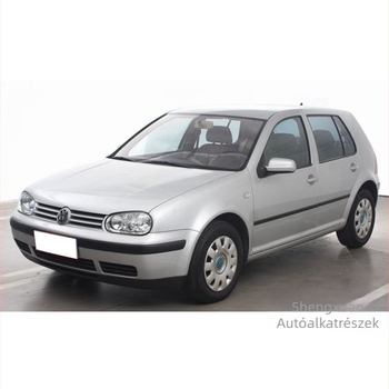 VW Golf MK4 ködlámpa keret és fedőlapja (1998-2004), ABS műanyag, szerelés a lökhárítóban, kiegészítő számok 1J0853665B / 1J0853666E