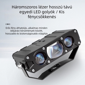 Xinluoer 60W LED Grille Fény, IP67, 14 000 lm, 10-24V, Alumínium ötvözet, univerzális illeszkedés (hn3)