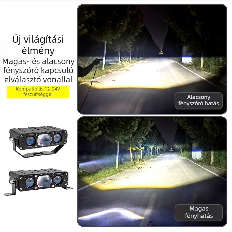 Xinluoer 60W LED Grille Fény, IP67, 14 000 lm, 10-24V, Alumínium ötvözet, univerzális illeszkedés (hn3)