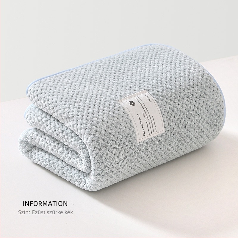 Baba fürdető törölköző tekerhető, nylon anyagból, 200–300 g, szegélyezett varrással, babáknak
