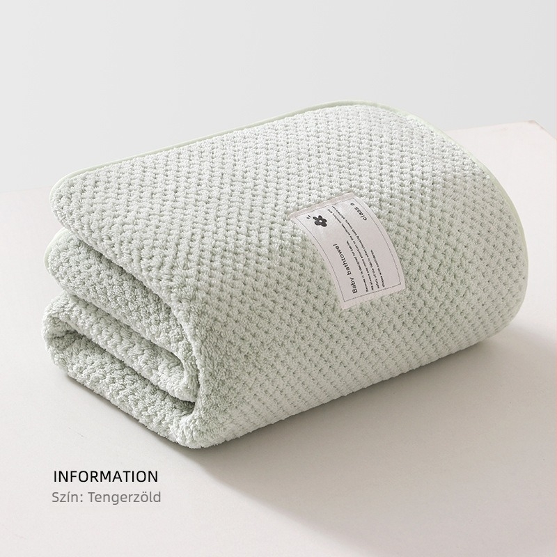 Baba fürdető törölköző tekerhető, nylon anyagból, 200–300 g, szegélyezett varrással, babáknak