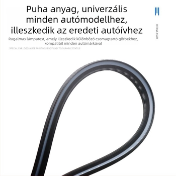 Autó belső ambient világítása, akril, alkalmazás által vezérelhető, vezetékek nélkül, beépített telepítés, 13W 5V 0.8A