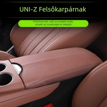 Bőr központi tároló rekesz fedél az oldaltámaszhoz, belső tömés, Eredet: Guangzhou, gyári színhez illeszkedő kivitel, különböző modellekhez
