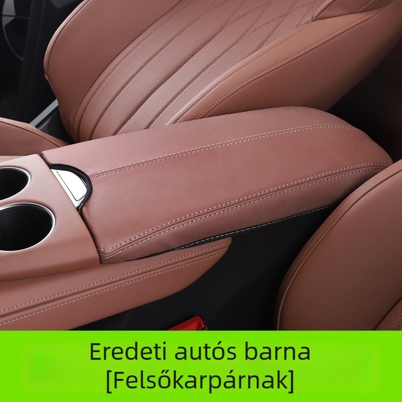 Bőr központi tároló rekesz fedél az oldaltámaszhoz, belső tömés, Eredet: Guangzhou, gyári színhez illeszkedő kivitel, különböző modellekhez