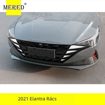 2021-es Elantra grille, elülső lökhárító, ABS műanyag, tömeg 200, kiegészítő szám 01