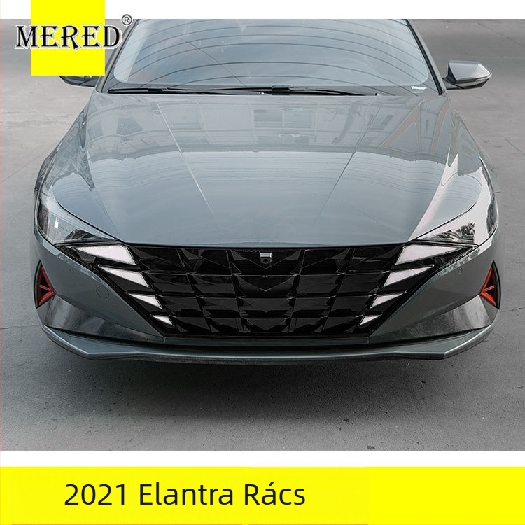 2021-es Elantra grille, elülső lökhárító, ABS műanyag, tömeg 200, kiegészítő szám 01