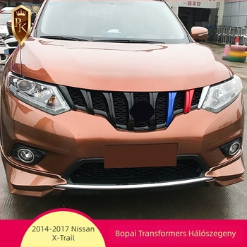 ABS első lökhárító grilles dekorációs csík Nissan X-Trail (16) – anyag: ABS; szerelés: lökhárító; modellév: 16; tömeg: 3,1 kg