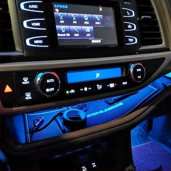 Toyota Highlander középkonzol környezeti világítási készlet (2015–2021) — Starry Sky, Japánból származó műanyagok