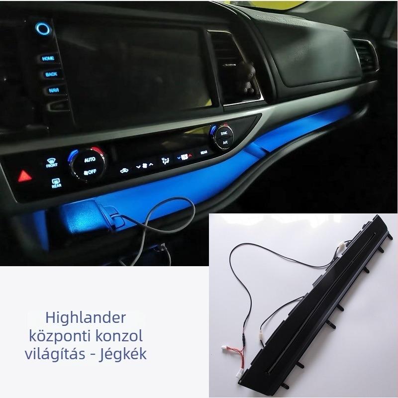 Toyota Highlander középkonzol környezeti világítási készlet (2015–2021) — Starry Sky, Japánból származó műanyagok