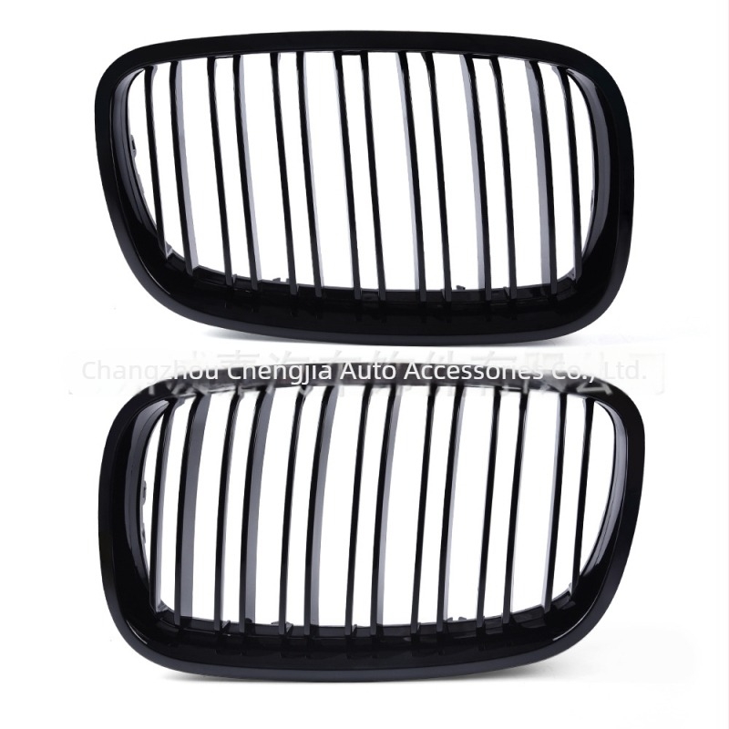 BMW X5 E70/E71 kétsoros elülső grille, ABS műanyag, lökhárítóra szerelhető, 2007–2013