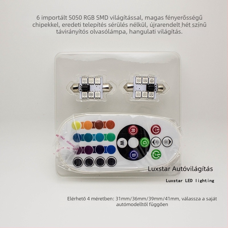 Autó LED olvasólámpa 5050 SMD, 12V, 200 mA, 7000K