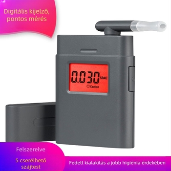 F838 – Hordozható, kézi alkoholszint-ellenőrző, kulcstartóval, LED kijelzővel